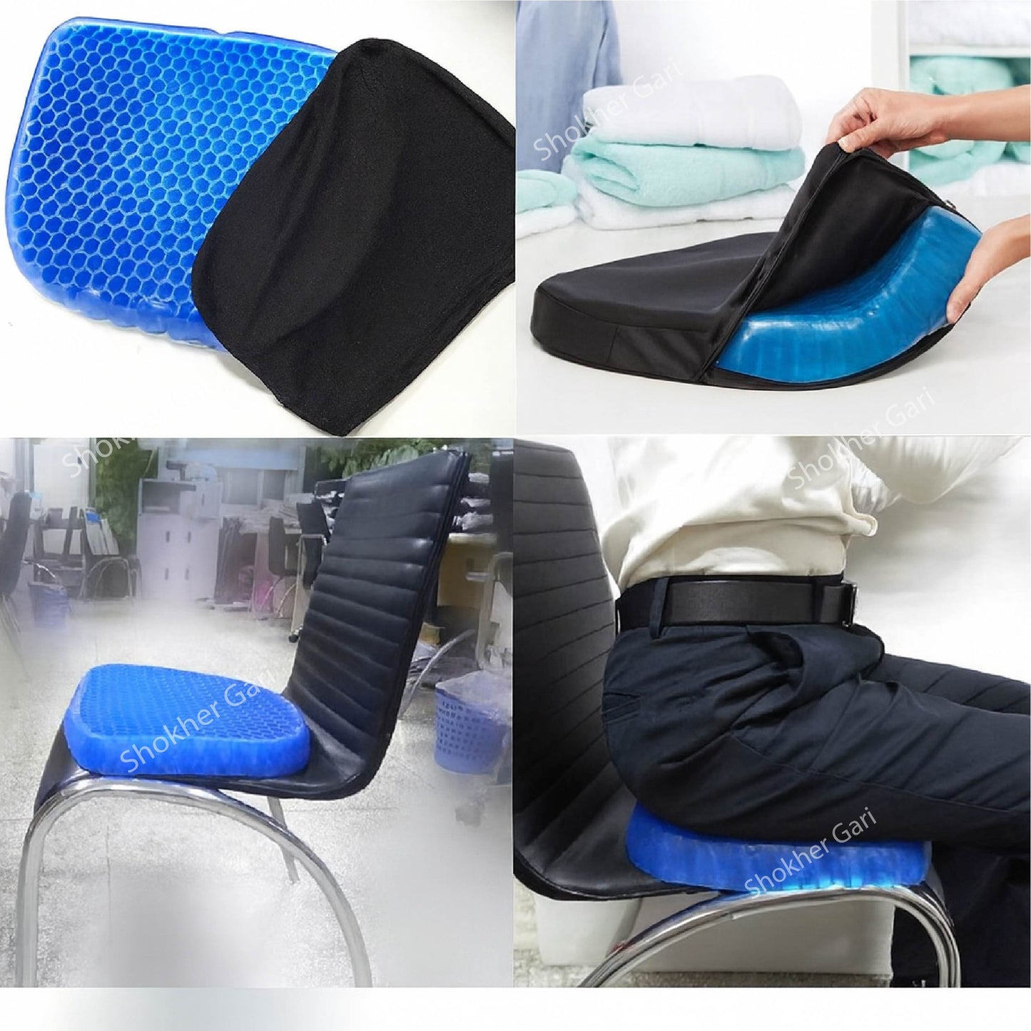 Egg Sitter Seat Support Cushion For Car &amp; Chair image 0