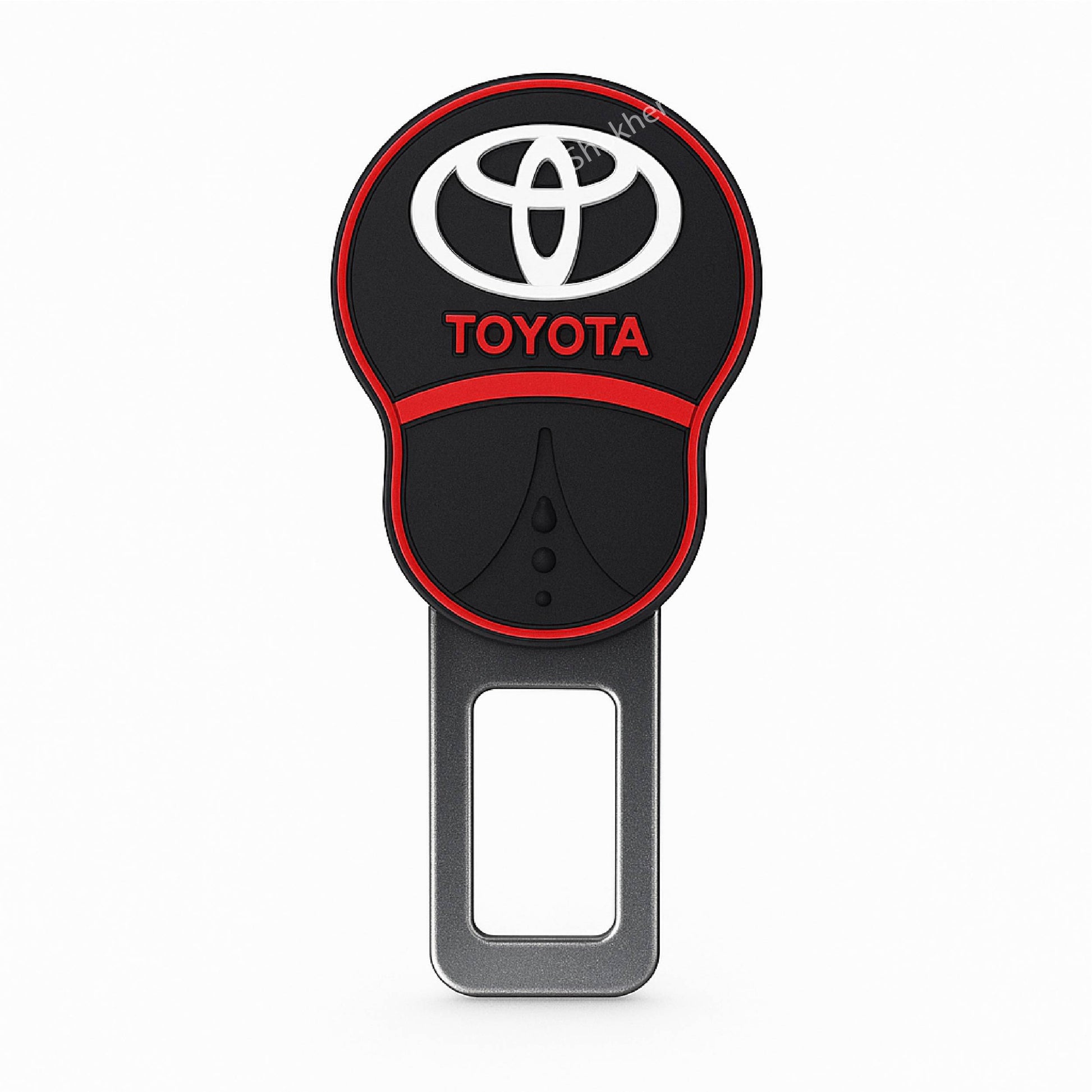 2pcs Toyota Red Seat belt Clip image 1