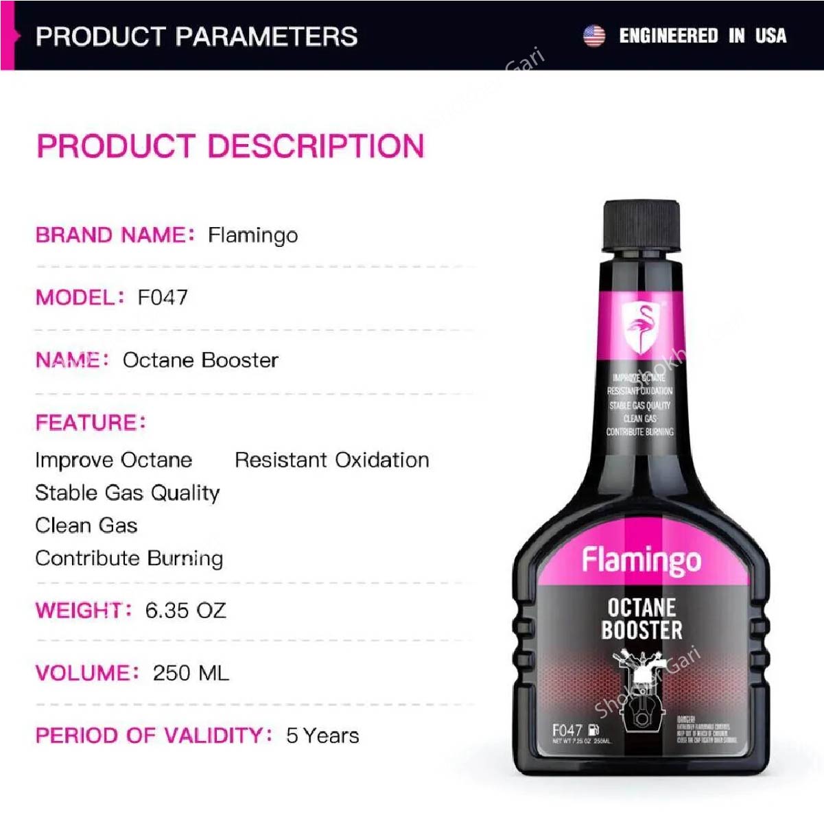 Flamingo Octane Booster 250ml a Reliable Product for Bike and Car image 2