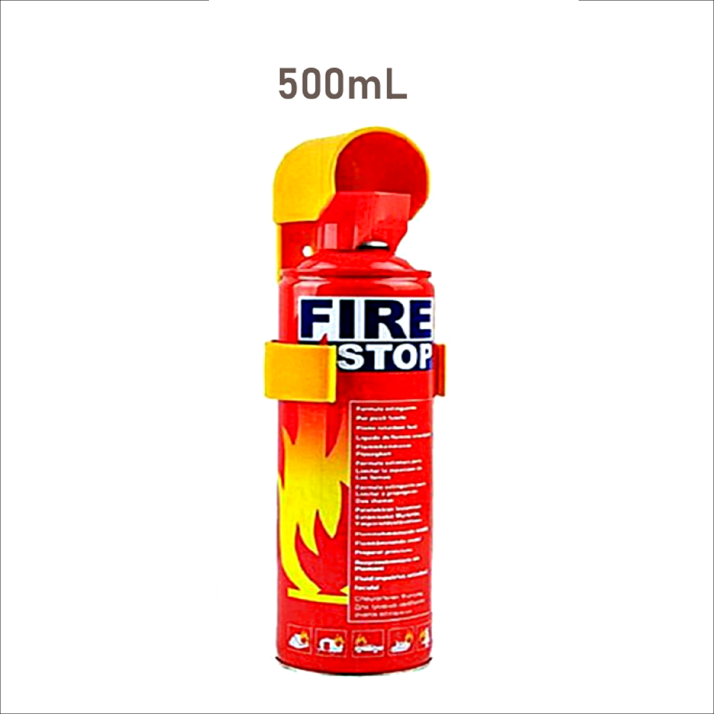 Car Fire Stop - Portable Fire Extinguisher 500ml &amp; 1000 ml - 500ml image