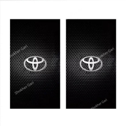 2 Pcs set Car Door Center Pillar Sticker - Toyota image