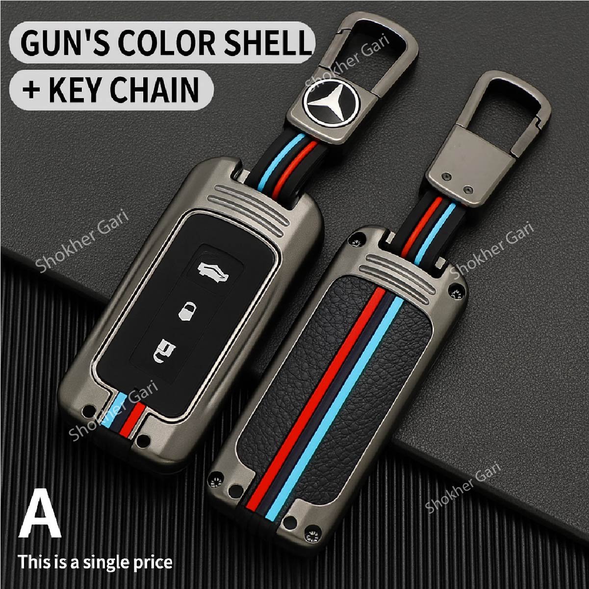 M/Y Zinc Alloy Key Cover Protection Metal Remote Cover For Toyota , Honda, Nissan, Mitsubishi,Hyundai, MG ,BMW Strong Key Cover - Lancer image