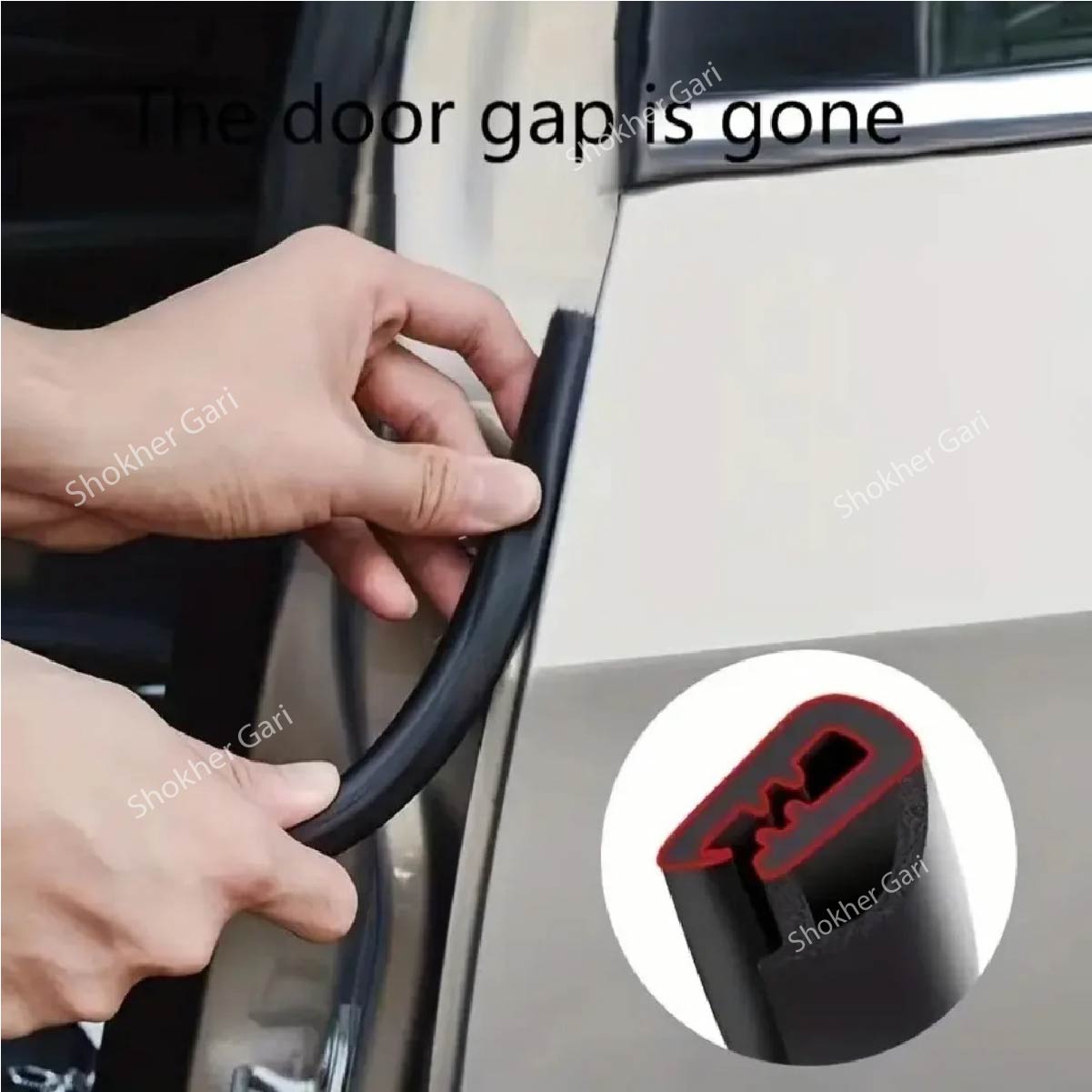 Car Door sealing strip  Double-layer sound insulation image 1