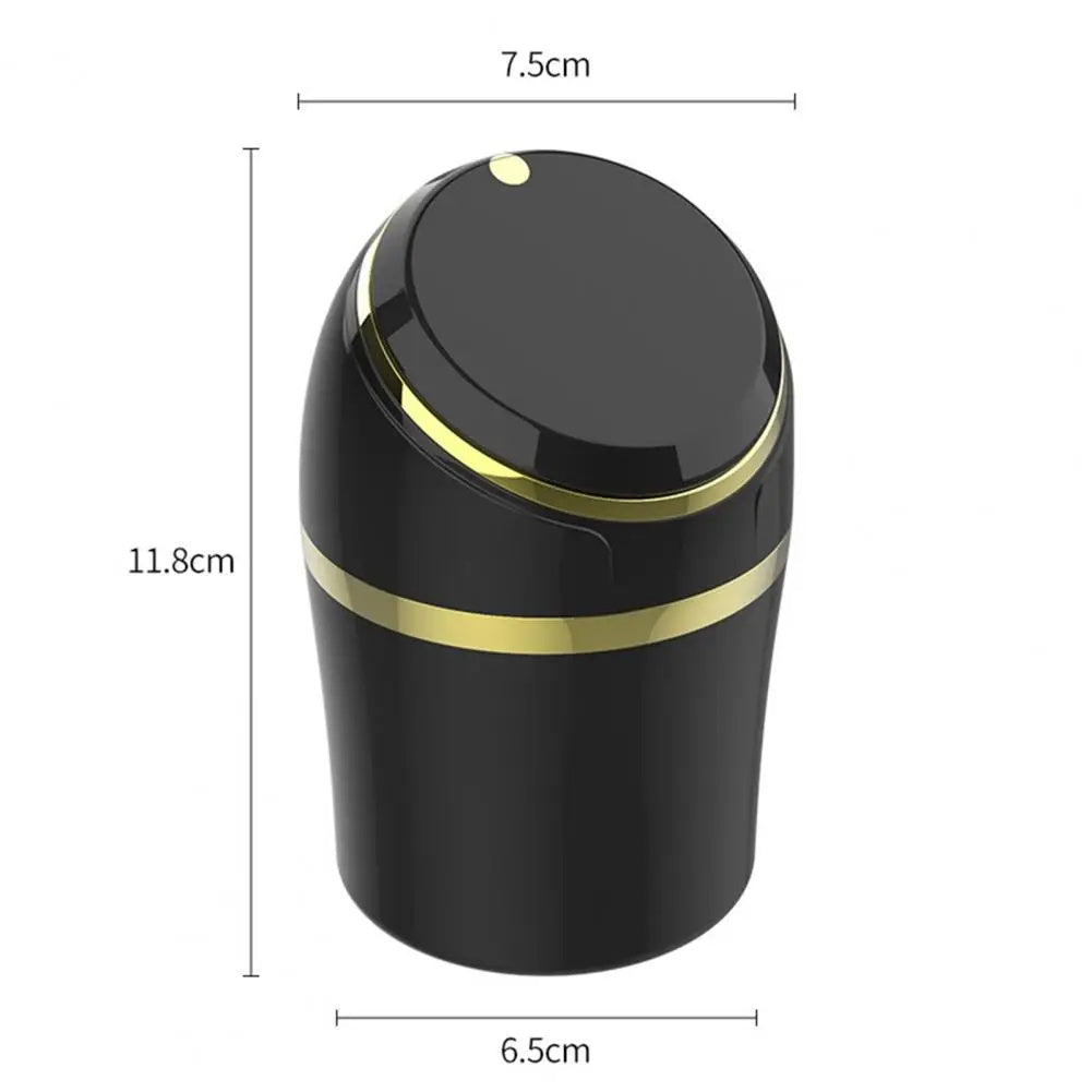1pcs Steel Liner Small Auto Ashtray with LED Light image 1