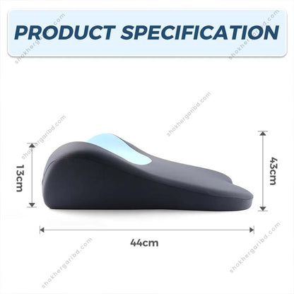 Slow Rebound Guard Car Neck &amp; Lumbar Pillow  2 Pieces – 1 Set image 1