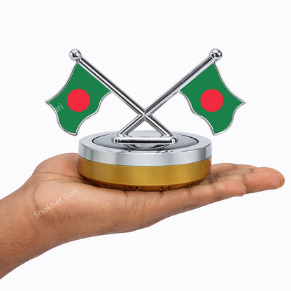 Bangladesh Car Flag Auto Rotating Solar air Freshener image 2