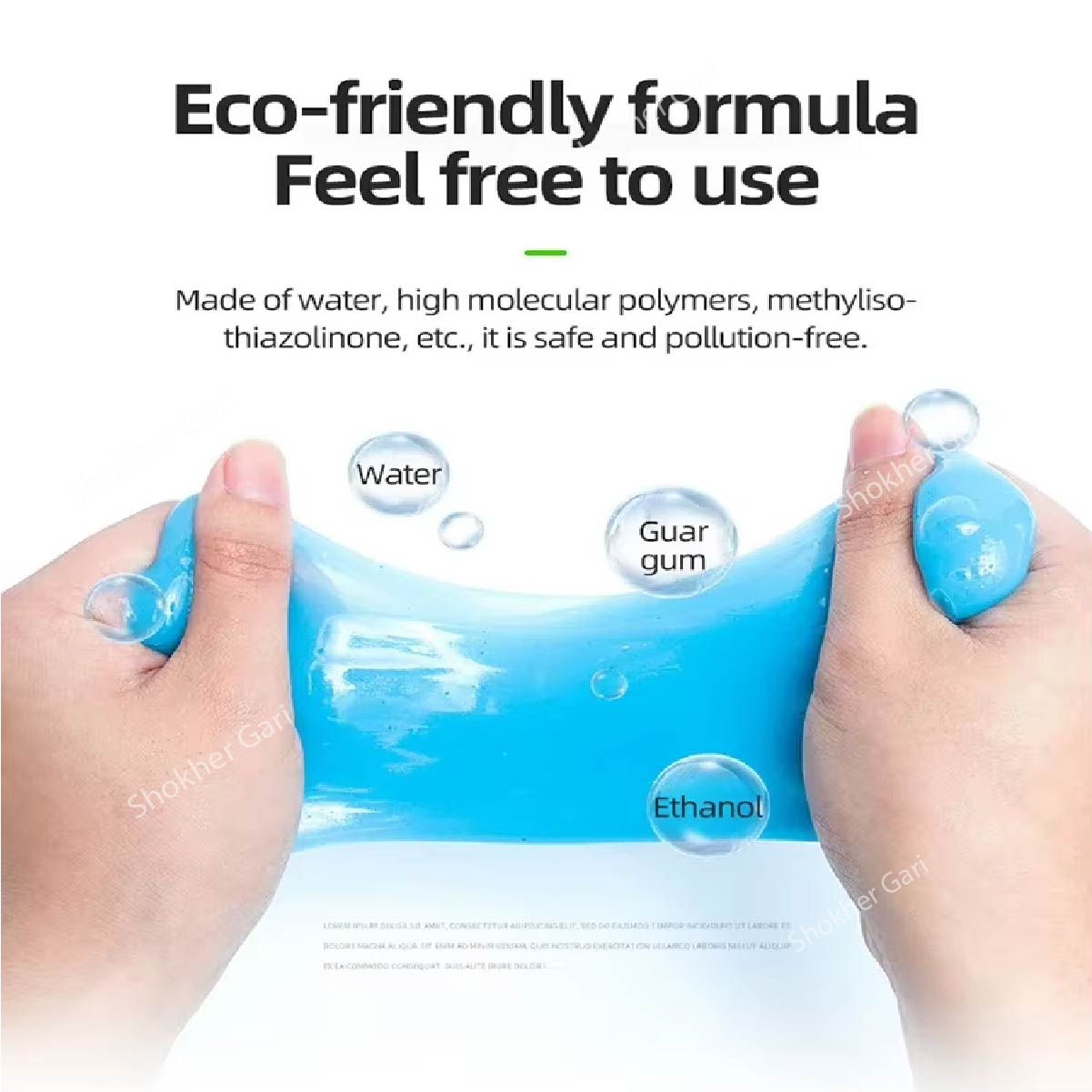 1pcs Top Quality Car Cleaning Gel Reusable Magic Dust Cleaner for Car and Home image 2