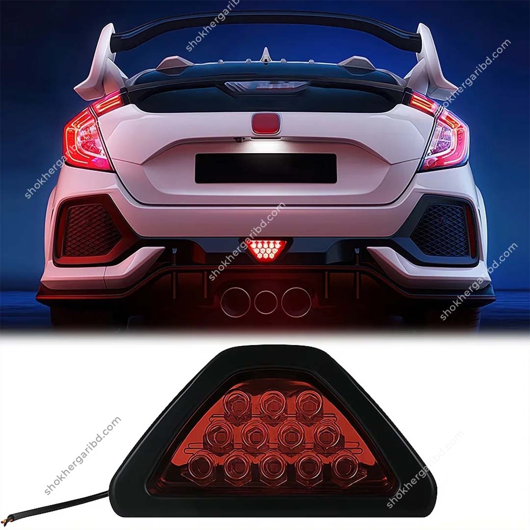 Triangular LED Brake Flashing Warning Light image 1