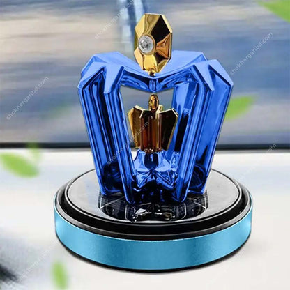 Crown Odor solar perfume For Car Dashboard - Blue image