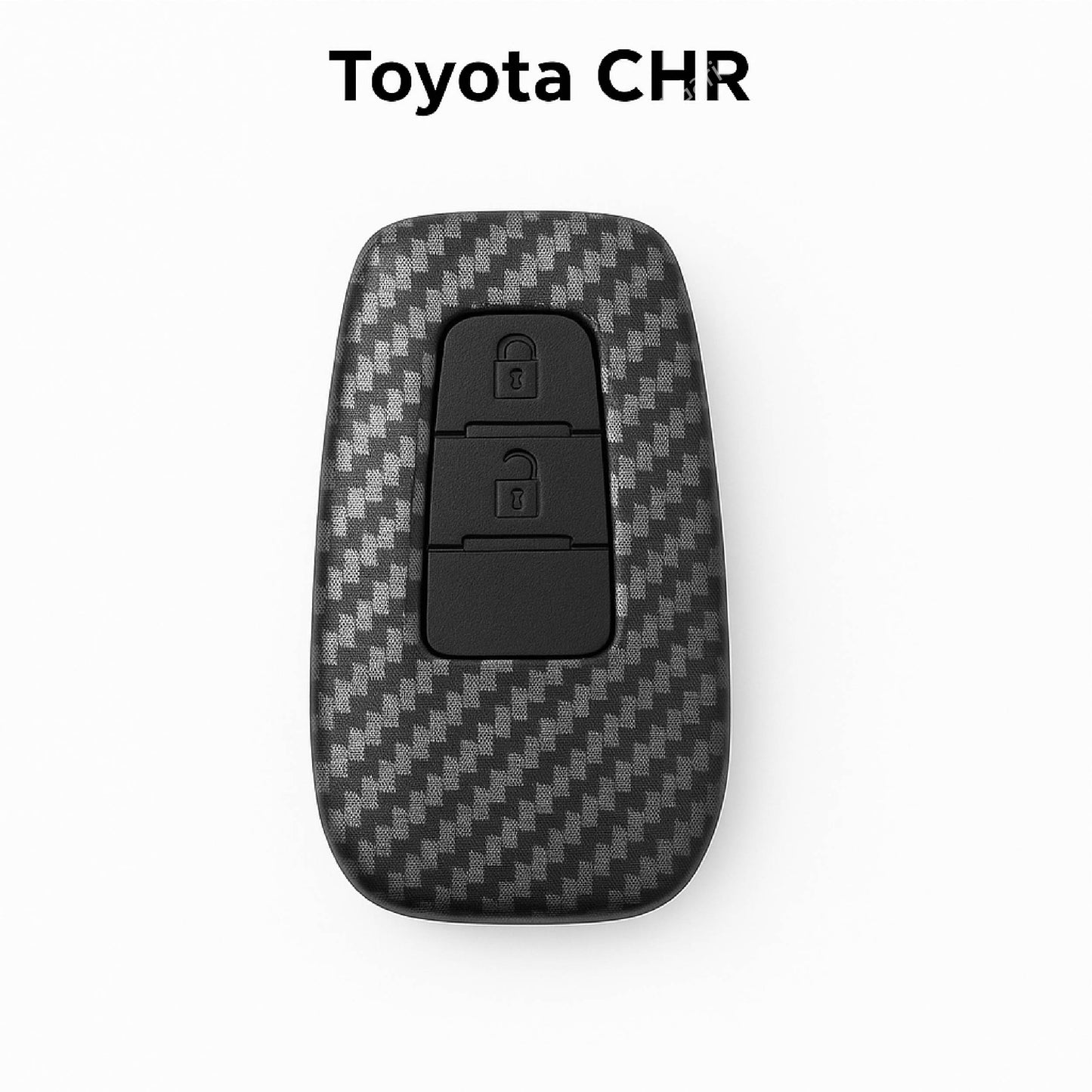 M/Y Carbon Fiber Remote Cover For Toyota CHR, Prius, Corolla Cross, Camry, Prado image 2