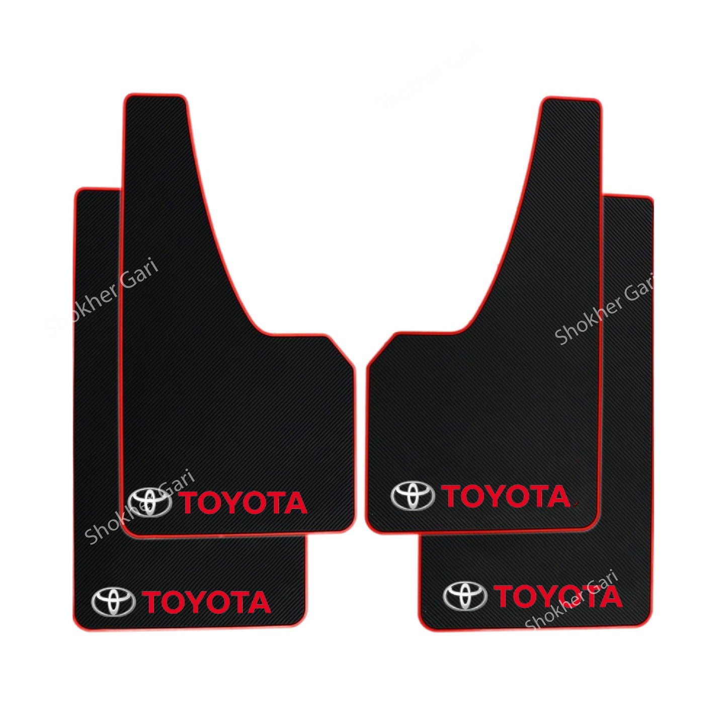 Universal Rubber Fit Soft Mudguard New Version 4 Pices – 1 Set image 7