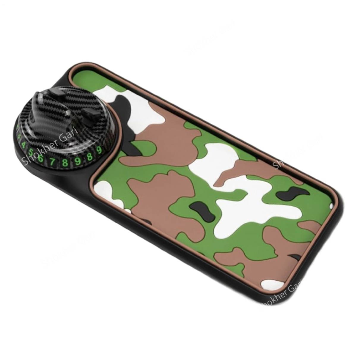 Car Army Design Three-In- Car Anti-Slip Mobile Mat image 2