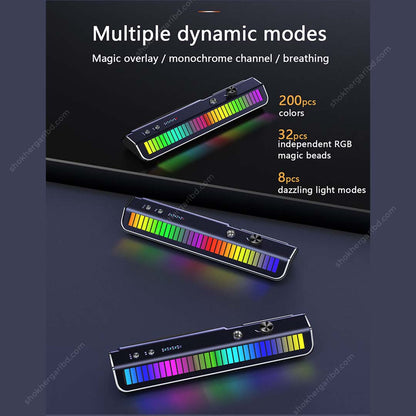 Multifunctional Itelligent Spray Diffuser Car Fragrance Car Liscence Plate Number With Colorful Ambient Light image 2