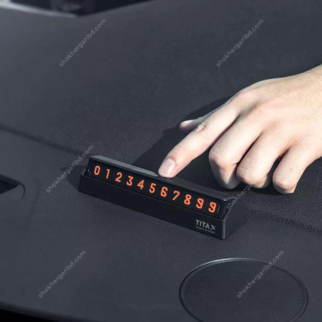 Tita Temporary Parking Sign Mobile Number image 1