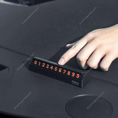 Tita Temporary Parking Sign Mobile Number image 1