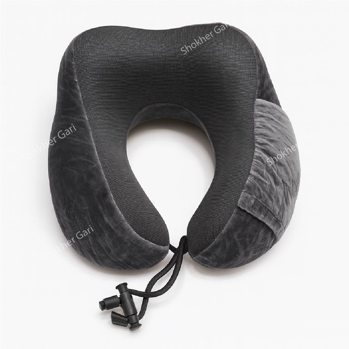 Memory Foam Travel Neck Pillow 1 Piece - Deep Ash image