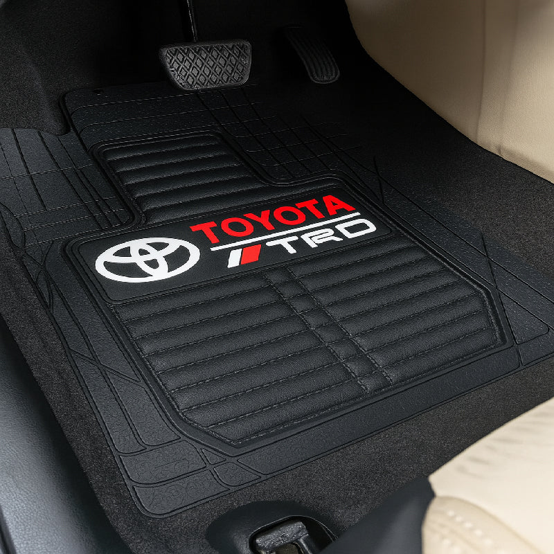 4D Luxury PVC Soft Floor mat 5pcs set image 1