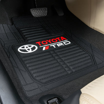 4D Luxury PVC Soft Floor mat 5pcs set image 1