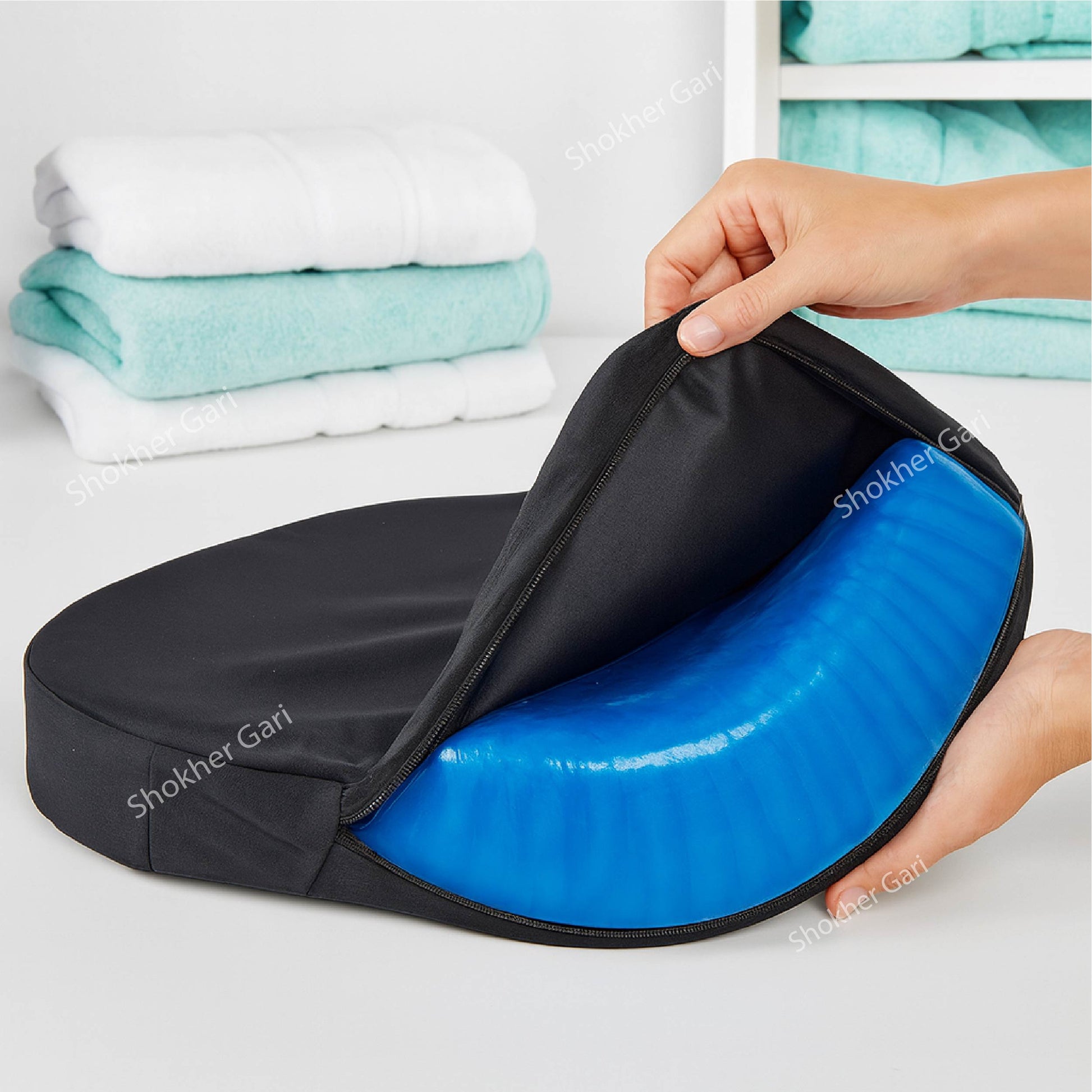 Egg Sitter Seat Support Cushion For Car &amp; Chair image 1