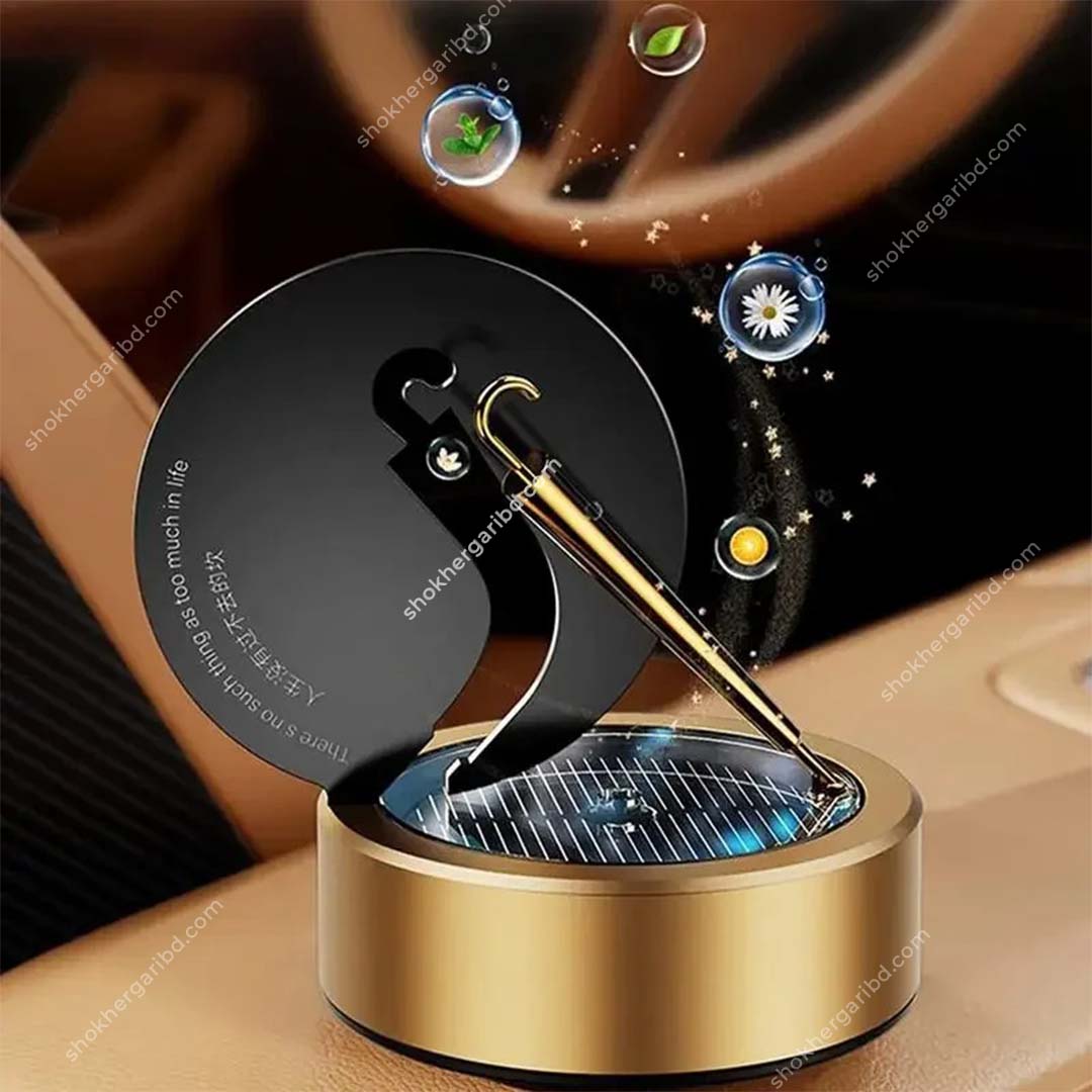 Helm style Solar Car Aroma Diffuser Air Freshener Perfume image 6