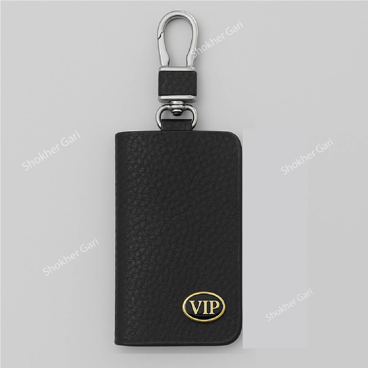 Pu Leather Remote and keychain for Luxurious Car image
