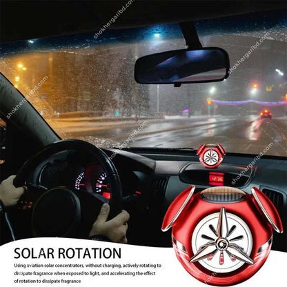 Car Solar Fragrance Cool Round Aircraft Aromatherapy image 0