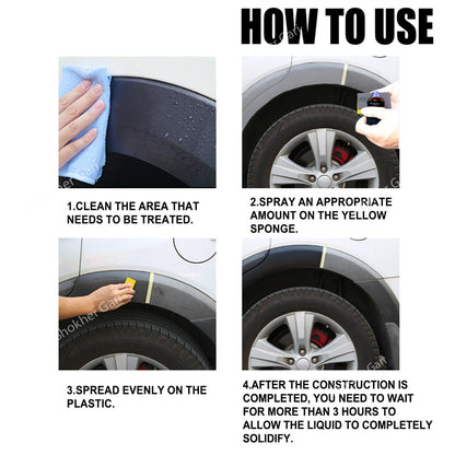1Pcs Car Plastic Restorer Plastic Coating 650 Tk image 3