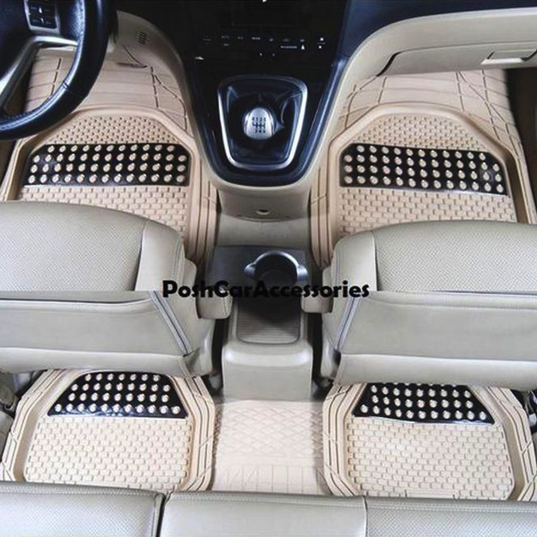 Car Universal Foil Style Floor Mat 5Pcs Set image 5