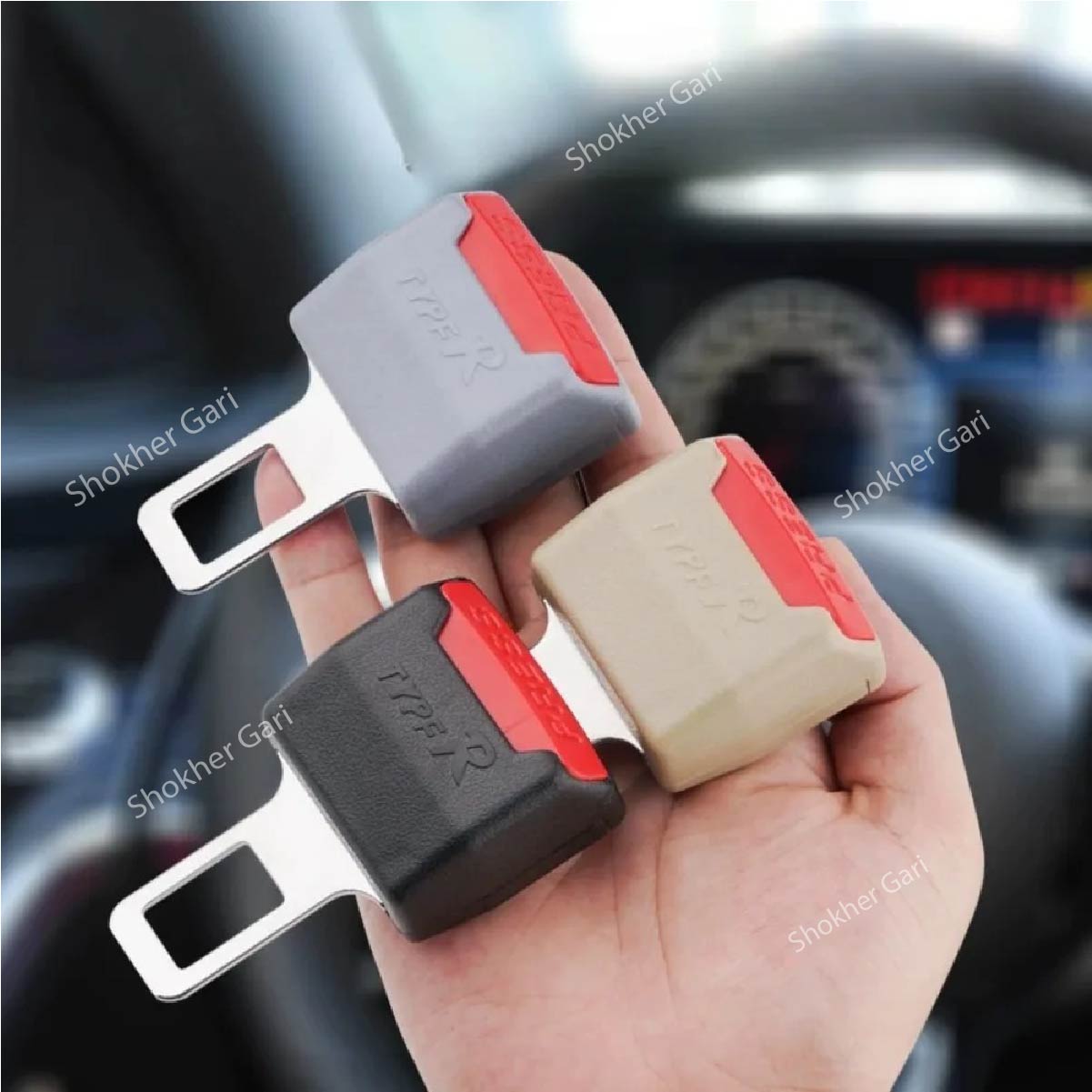 2Pcs Car Seat Belt Clip Extender Safety Seatbelt Lock Buckle image 4