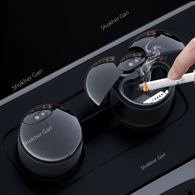 Sensor Smart Car Cup Holder Ashtray Supports Infrared Induction USB image 0