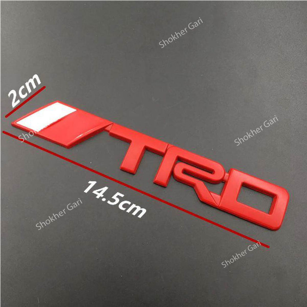 Toyota TRD emblem-3D car sticker – Shokher Gari