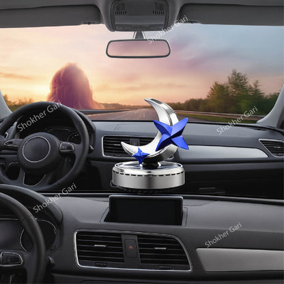 Moon Solar car mounted fragrance - Silver image
