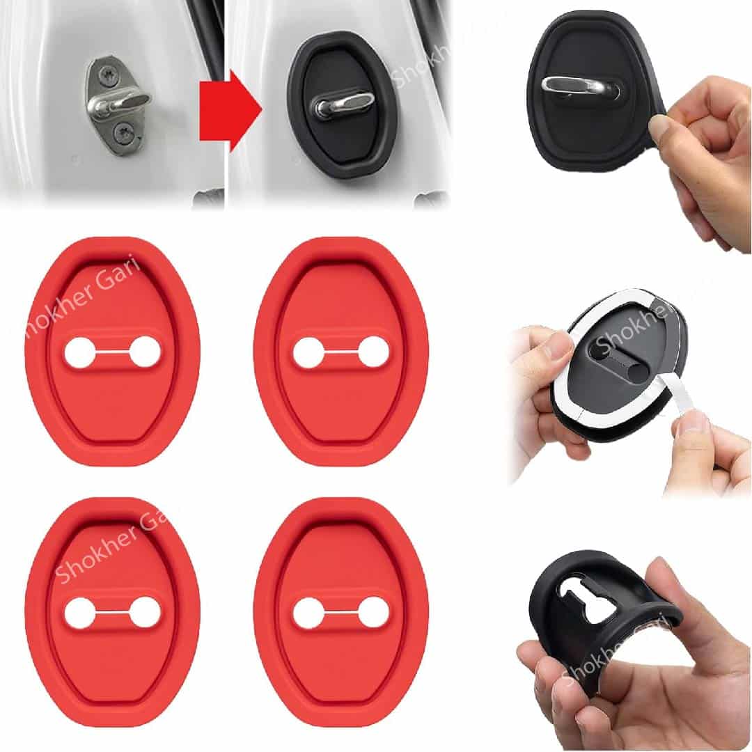 M/Y 4 pcs set Car Door Lock Protector Cover for Sound image 14