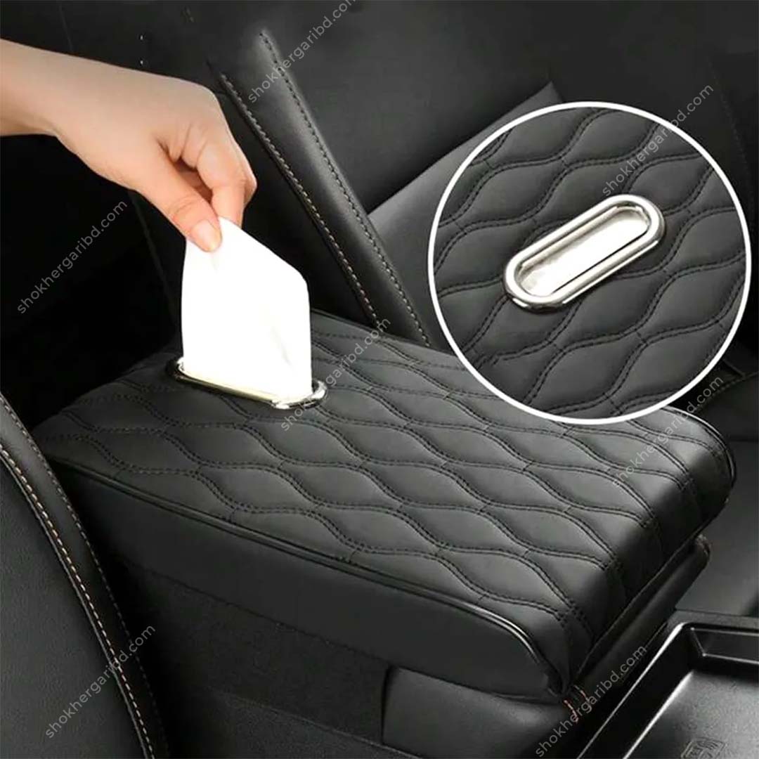 Design 2 in1 Arm Rest Support With The Tissue Box