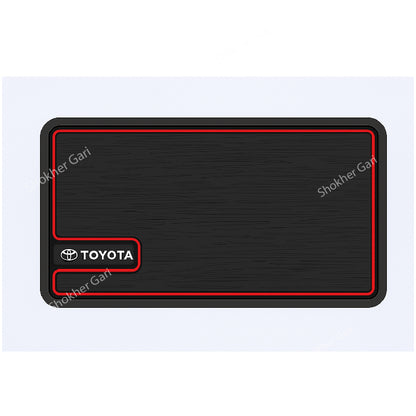 1pcs Strip Red Border Pattern Anti slip mat image 2