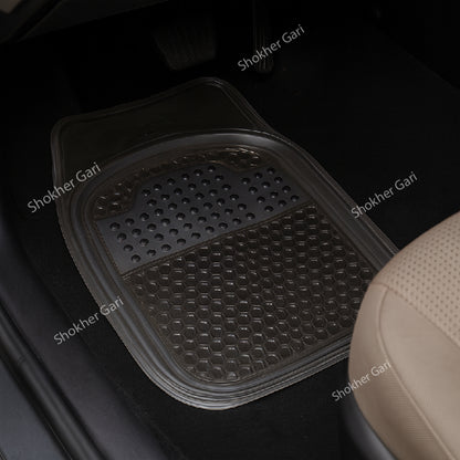 4 Pieces Heavy Duty PVC Rubber Car Floor Mat image 3