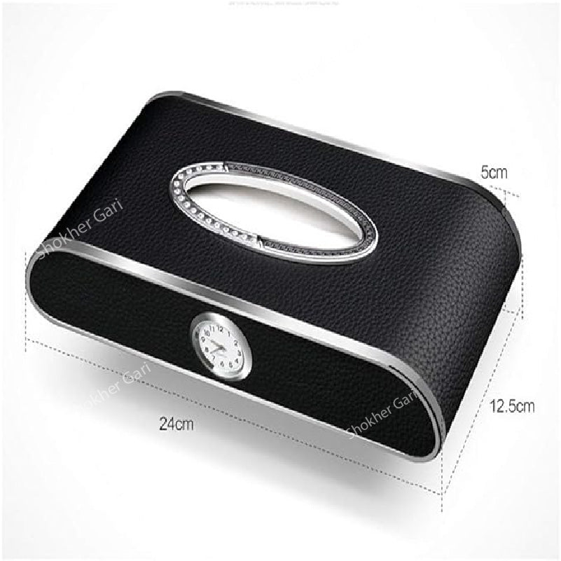 Car Tissue Box with Clock Number Plate image 5