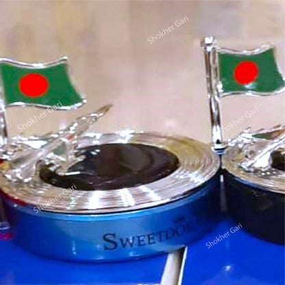 Car Bangladeshi Flag Perfume - - Blue image