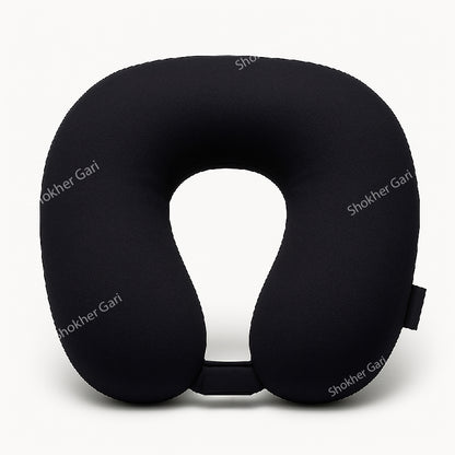 Velvet Lion Memory Foam Neck Pillow - Black image 1