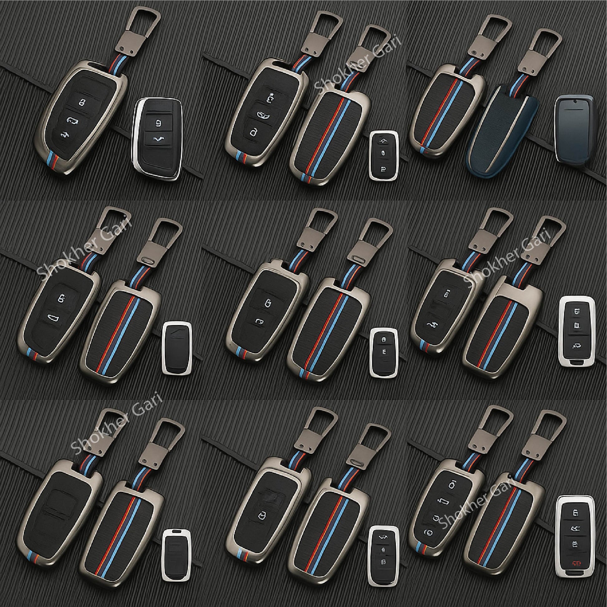 M/Y Zinc Alloy Key Cover Protection Metal Remote Cover For Toyota , Honda, Nissan, Mitsubishi,Hyundai, MG ,BMW Strong Key Cover image 0