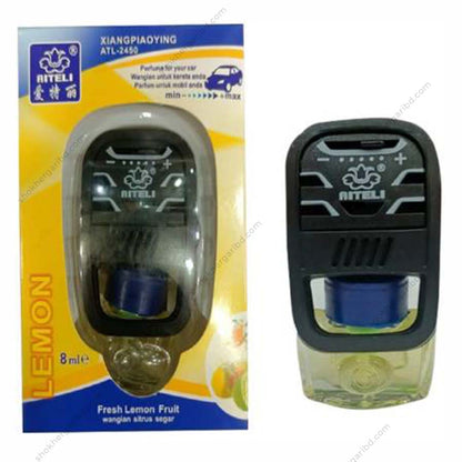 Aiteli Car AC Perfume Fragrance  Diffuser Set Automatic Spray (8 ml) - Lemon image