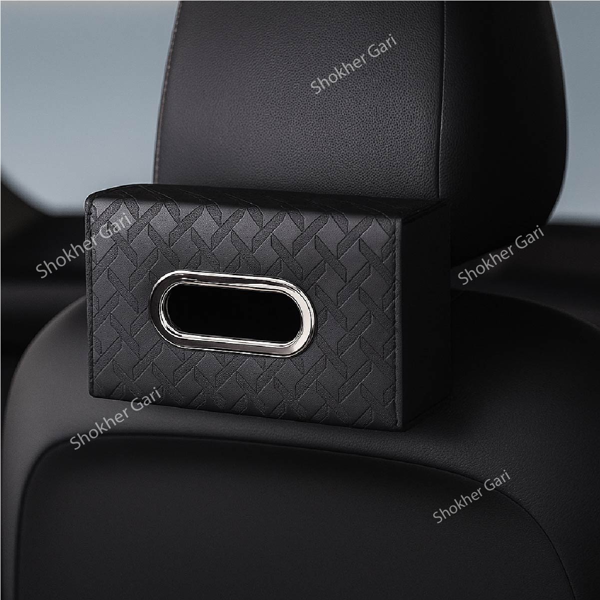 1Pcs Car Seat Back Tissue Box Holder image 1