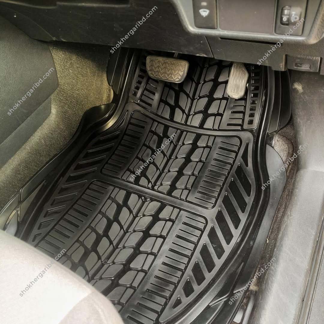 Car DD Tyre Design Floor Mat– 5 Pieces image 3