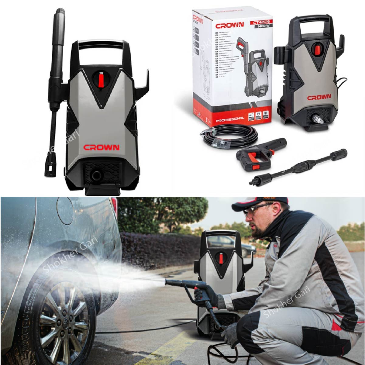 Car Washing Machine High Pressure Crown 1400W CT42019