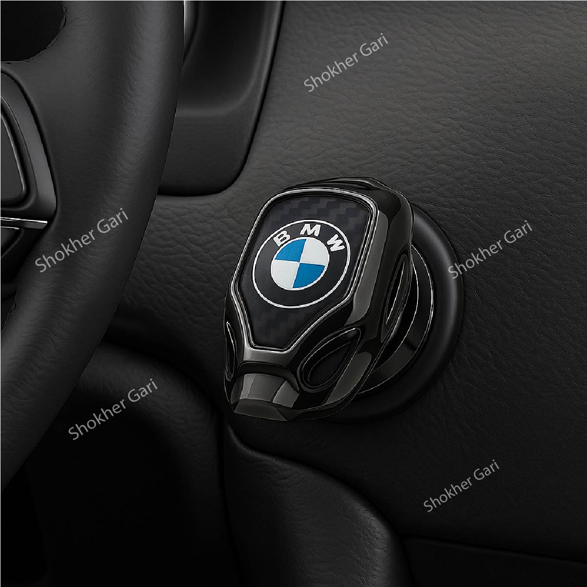 Car Engine Start Stop Switch Button Cover 1 Piece image 5