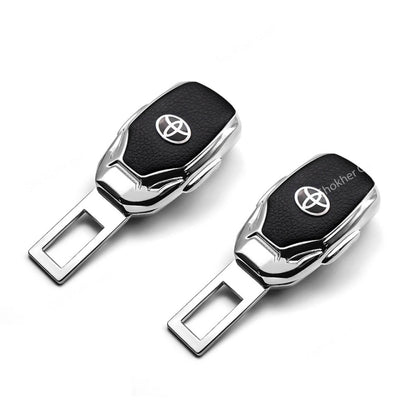 Car Metal Seat Belt Buckle  2Pieces image 1
