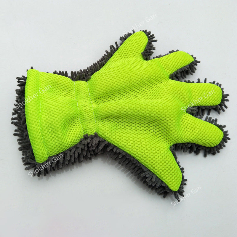 1pc Car Luxury Microfiber Car Wash Mitts image 2