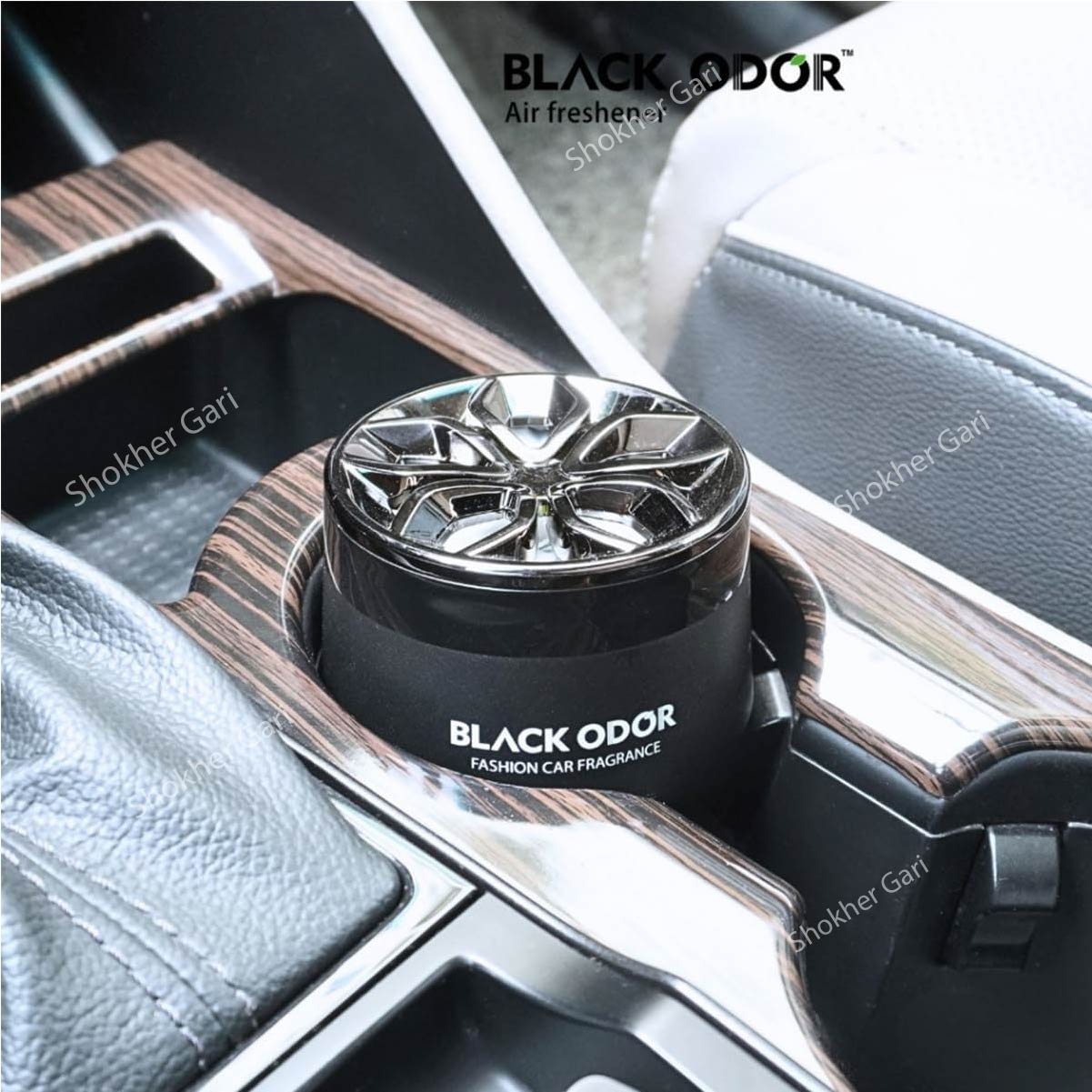 BO-1 Cup holder Black Odor Luxury Car &amp; Home Perfume image 5