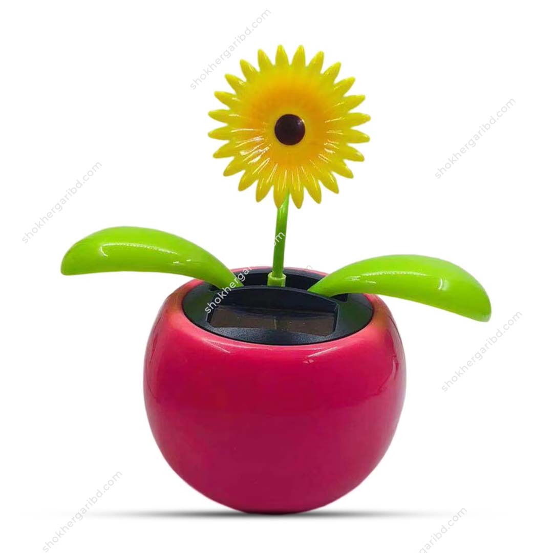 Car &amp; Office Solar Dancing Flower - 4 image