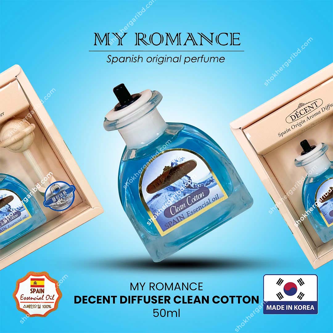 DECENT Spain Origin Aroma Perfume  50ml - Clean Cotton image